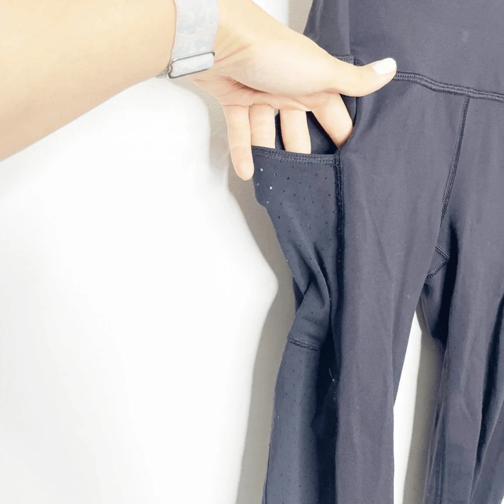 LULULEMON Mind over miles crop LEGGINGS 17